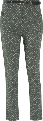 Cassis - Broek met korenaarmotief - Kaki
