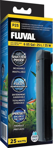 Fluval p25 onderdompelbare aquariumverwarmer 25W