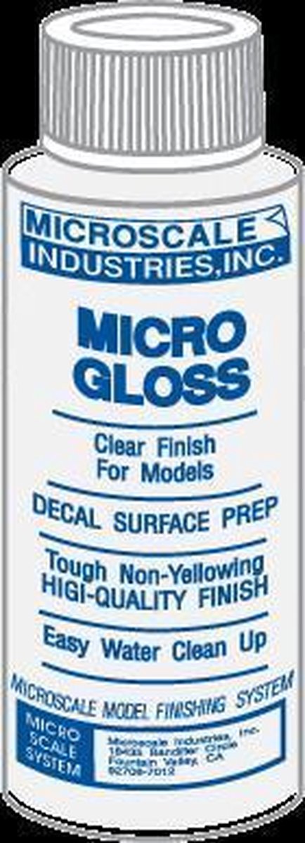Microscale MI04 Micro Coat Gloss Verf flesje