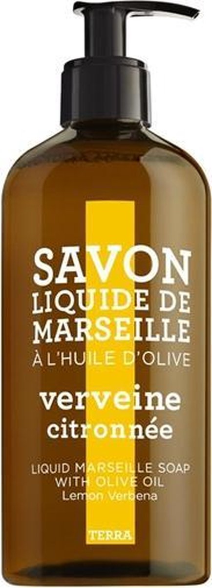 Marseille Zeep Vloeibaar | Handzeep op basis van olijfolie "Verveine Citronnée" - lemon verbena