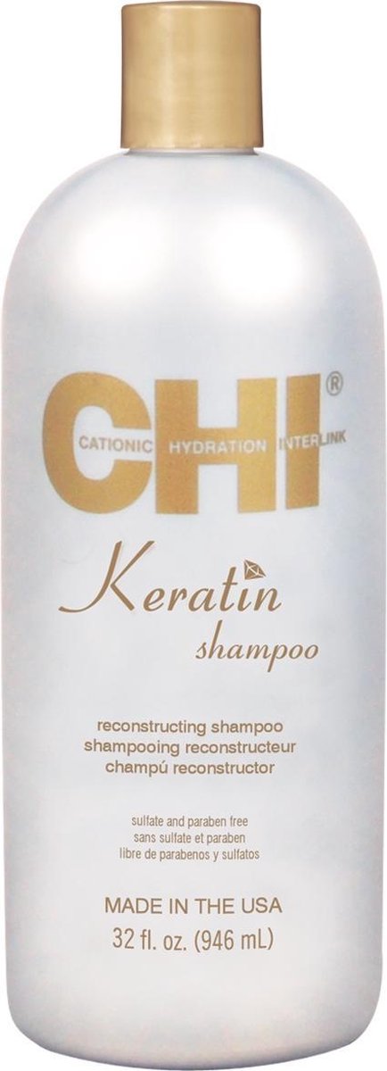 CHI Keratin Shampoo -946 ml -  vrouwen - Voor Beschadigd haar/Droog haar
