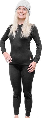 Poederbaas Thermobroek thermokleding sport Pro Thermo Baselayer broek - Dames - Zwart  -   -