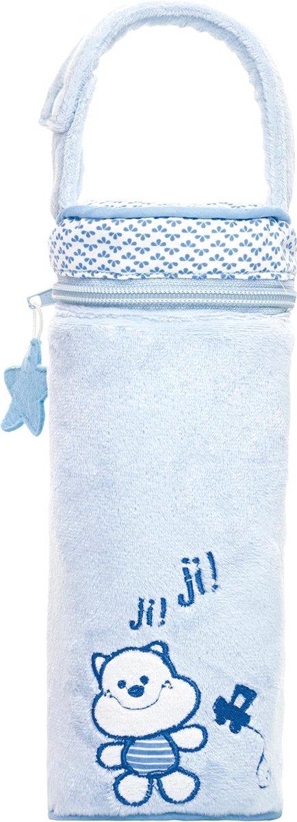Saro Fleswarmhouder 24cm Blauw Beertje