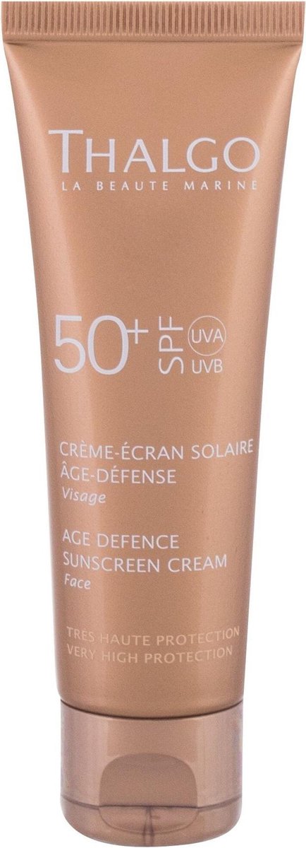 Thalgo Sun Age Defence Sun Screen Cream Spf50+ 50 Ml For Unisex