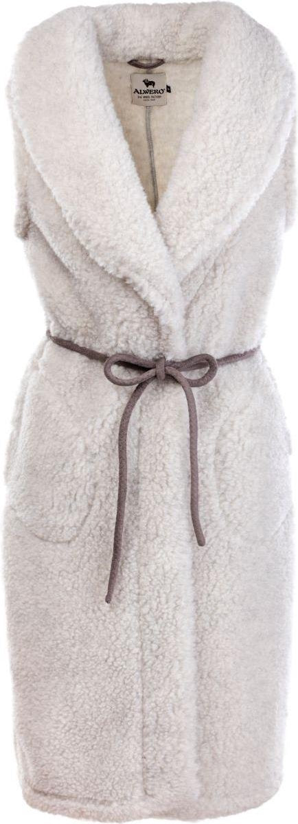Alwero "Vest Kathy 100% wol" Naturel - S