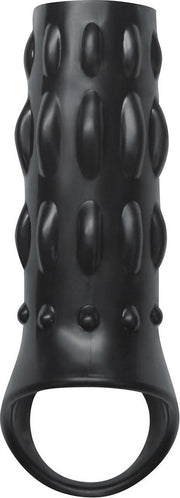 Renegade Penis Sleeve met Scrotumring - zwart