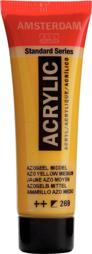 Acrylverf - Azo geel middel - 269 - Amsterdam - 20ml