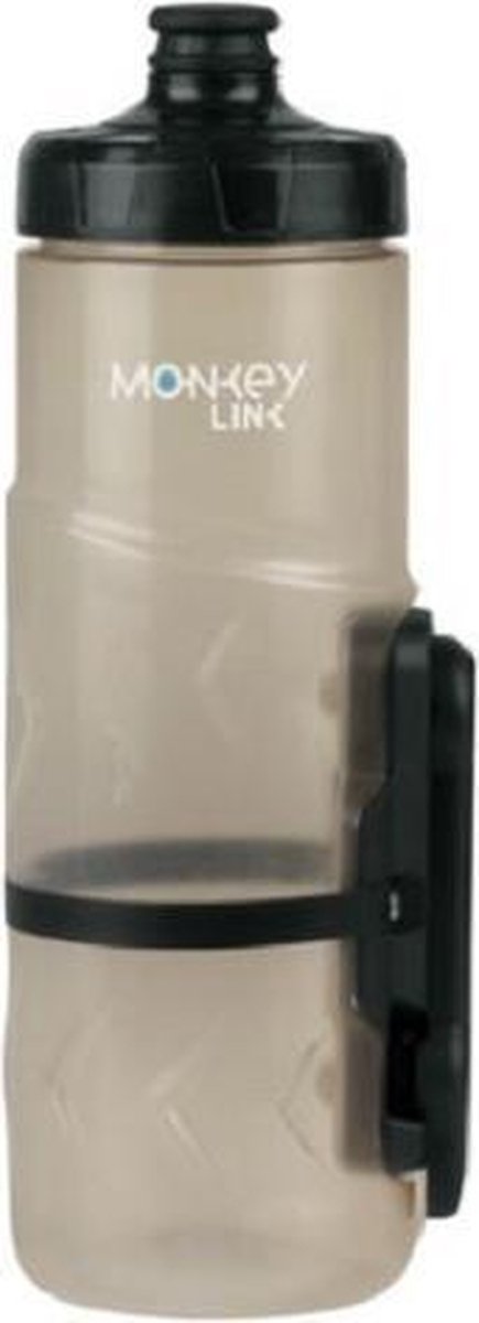 Sks Drinkfles Monkeybottle Twist 590 Ml Zwart/transparant