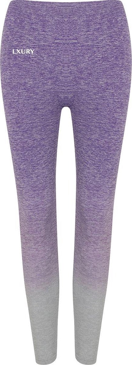 LXURY Dames Fade Sportlegging  Maat XXS/XS - Paars - Relax - Dames Leggings - Yoga & Fitness - Hoge Taille