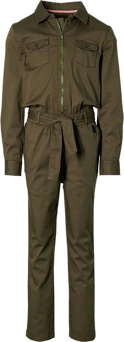 Levv jumpsuit Mae olijfgroen voor meisjes - maat 116