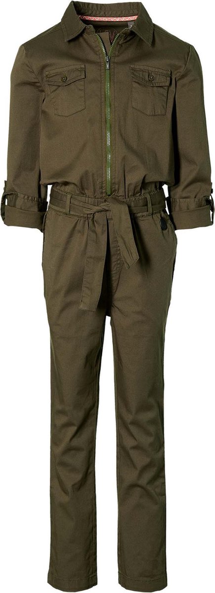 Levv jumpsuit Mae olijfgroen voor meisjes - maat 128