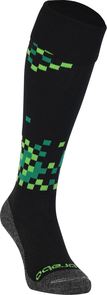 Brabo - BC8570A Socks Wall Black/Green - Black/Green - Unisex - Maat 36-40