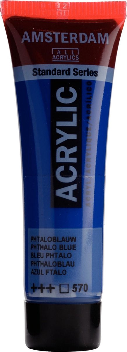 Acrylverf - 570 - Phtalo blauw - Amsterdam - 20ml