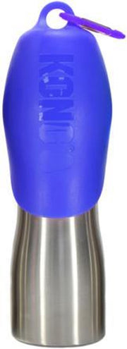 Kong - H20 - Waterfles voor honden - Blauw - RVS - 700ML