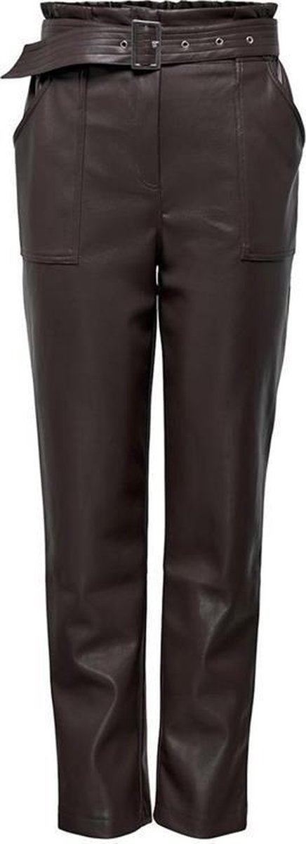 Onlbriony-dionne faux leather pant Mulch