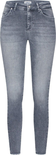 Onlblush Mid Sk Ank Raw Jns Rea0918 15188520 Grey Denim