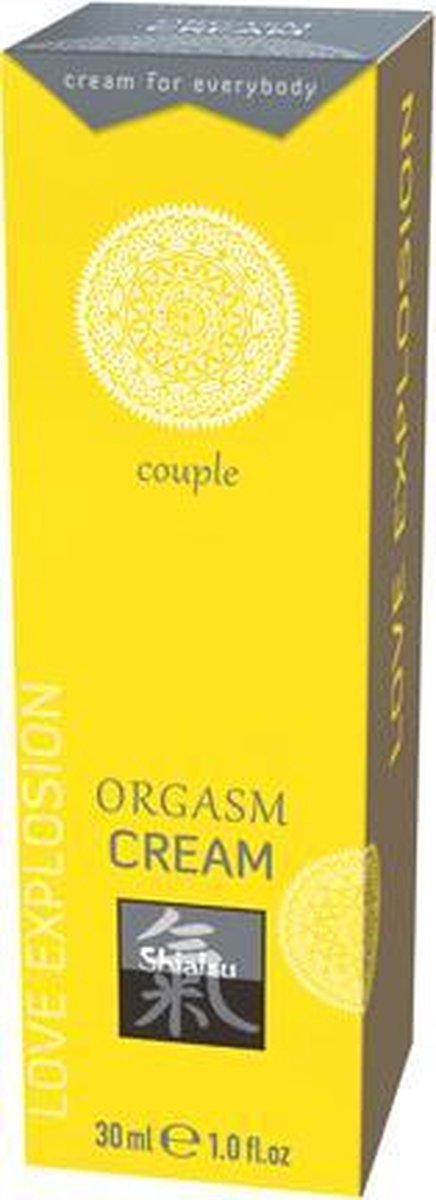 Bundle - Shiatsu - Orgasme Crème Voor Koppels met glijmiddel