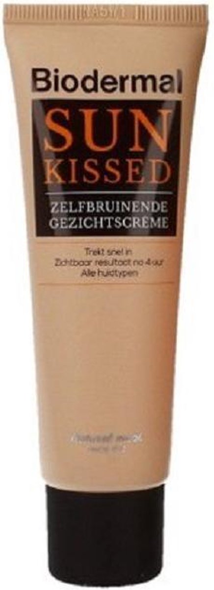 Biodermal Sun Kissed face - 50 ml - Zelfbruinende gezichtscrème