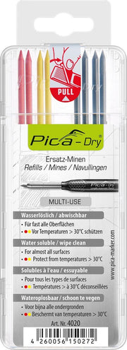 Pica Dry Vulpotlodenset 8 delig 2 x rood