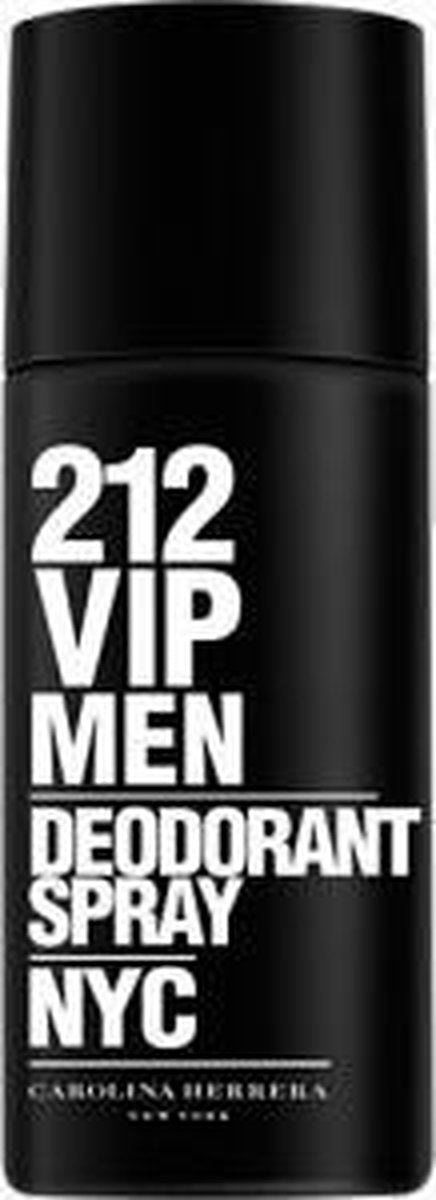 MULTI BUNDEL 5 stuks Carolina Herrera 212 Vip Men Deodorant Spray 150ml