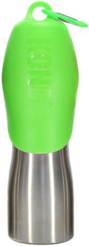 Kong - H20 - Waterfles voor honden - Groen - RVS - 700ML