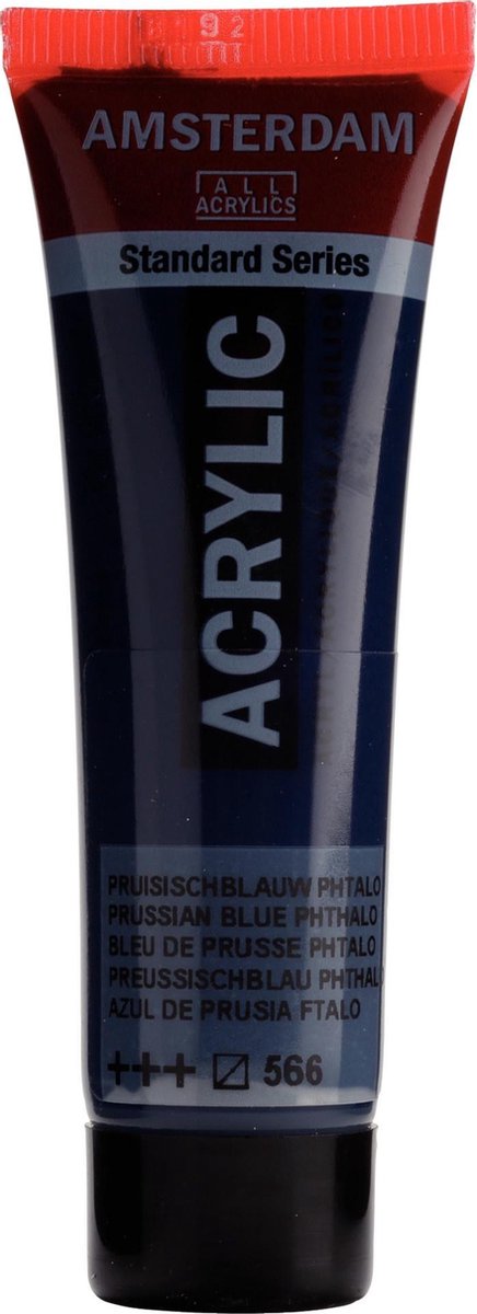 Acrylverf - 566 - Pruisisch blauw (phtalo) - Amsterdam - 20ml
