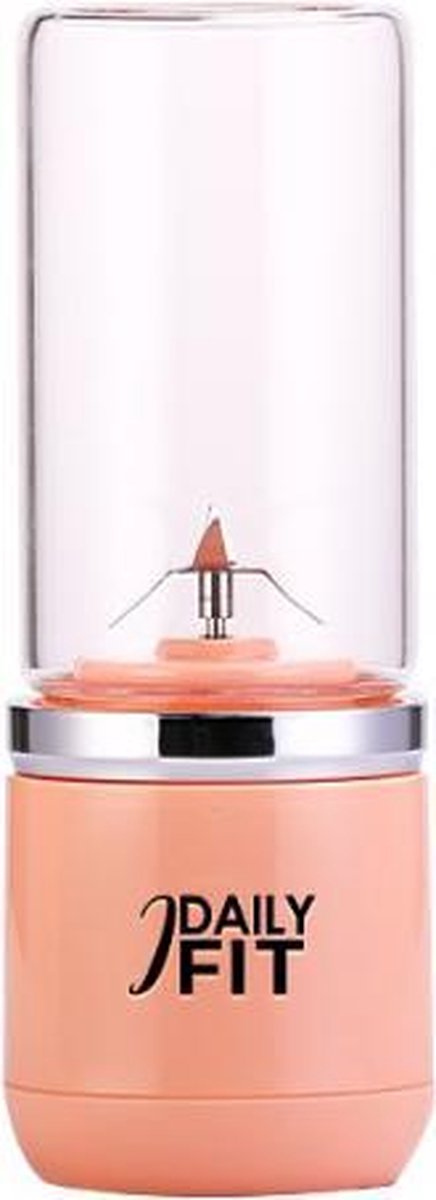 Mini Blender - 380ML - Oranje - Draadloos & Draagbaar - Blender To Go - Idailyfit - Mix & Go - Portable Blender - Smoothies & Shakes
