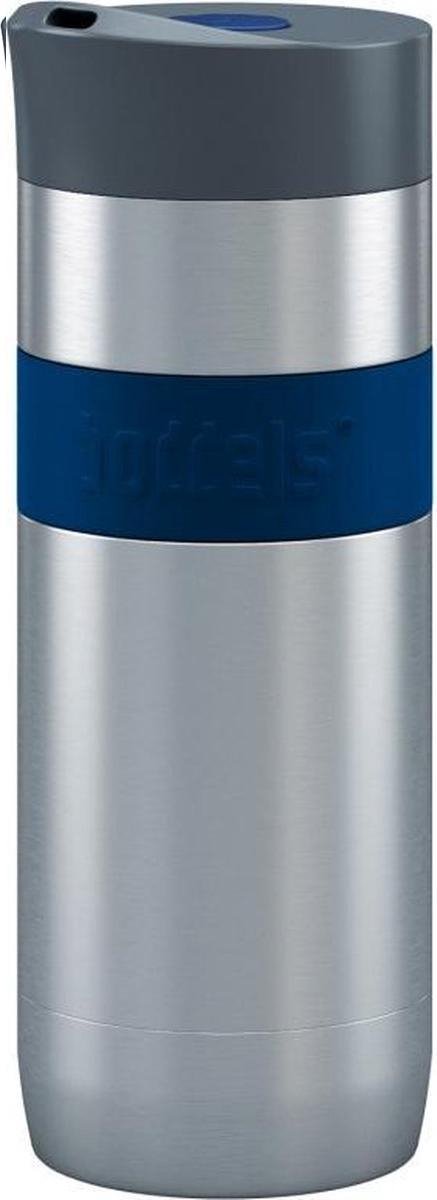 Boddels KOFFJE Koffie-to-go thermosbeker - 37 cl - RVS/Blauw
