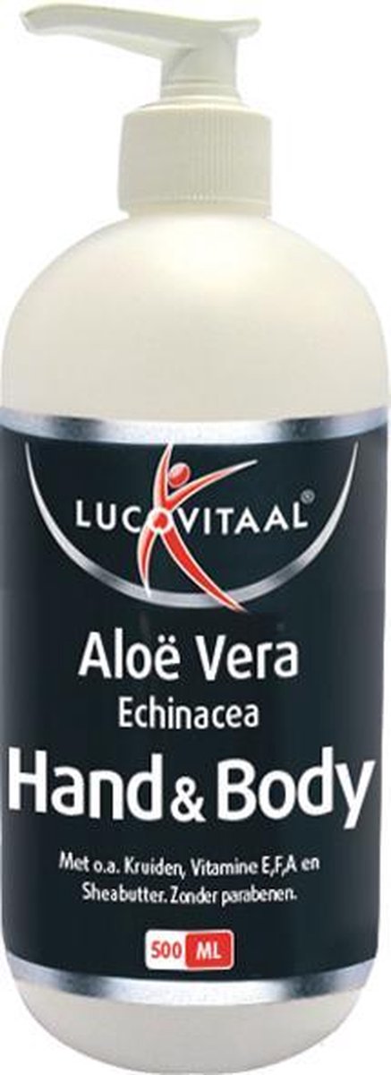 Lucovitaal - Hand & Body Crème - Pomp - 1 stuk - 500 milliliter - Handcrème