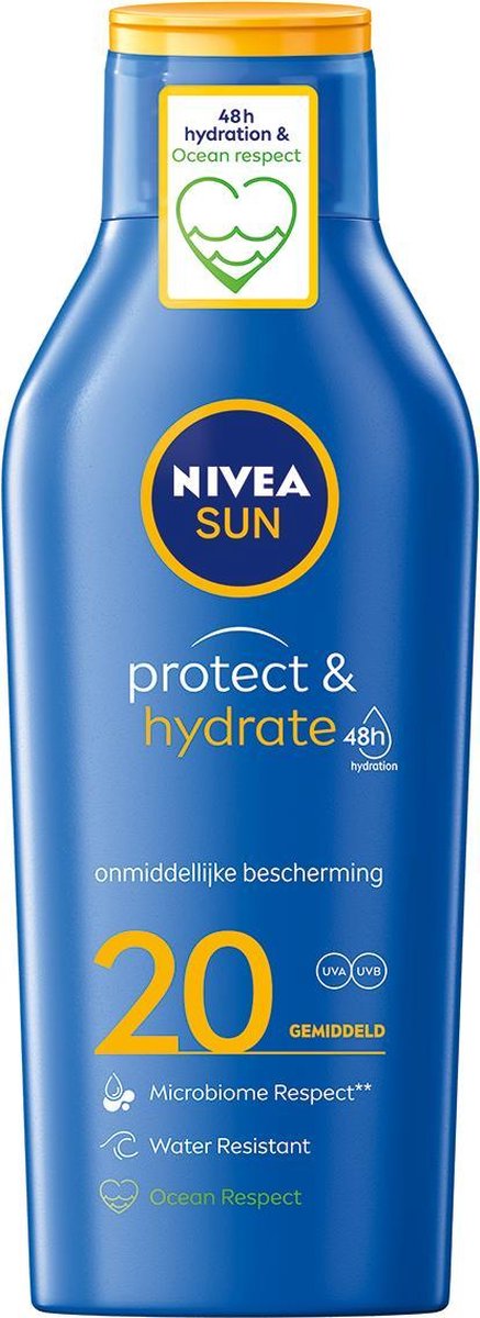 Nivea - UV-zonnemelk - Sun Protect & hydrate SPF20 - maat 400ml