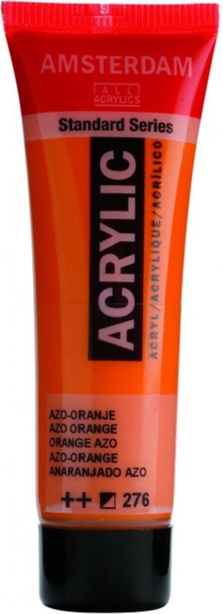 Acrylverf - 276 - Azo oranje - Amsterdam - 20ml
