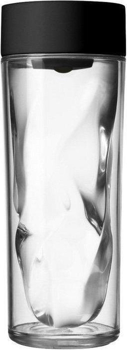 Q-Do Frozen Thermosbeker - Dubbelwandig Glas - 300 ml - White