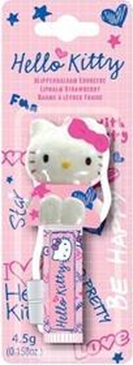 Hello Kitty Scribble - lippenbalsem aan koord