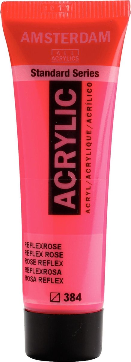 Acrylverf - Reflex roze - Amsterdam - 20ml