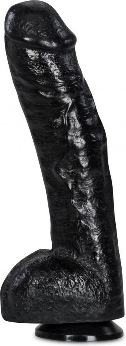 XXLTOYS - Kyle - Large Dildo - 24 X 6.5 cm - Black - Uniek Design Realistische Dildo – Stevige Dildo – voor Diehards only - Made in Europe