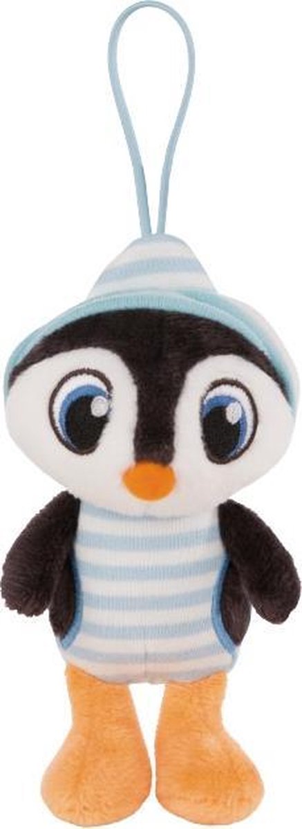 Nici Knuffel Met Hanger Penguïn Koosy 14 Cm Pluche Zwart