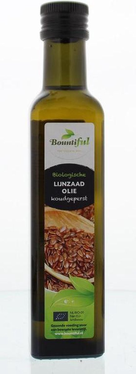 Bountiful bio lijnzaad olie 250 gr