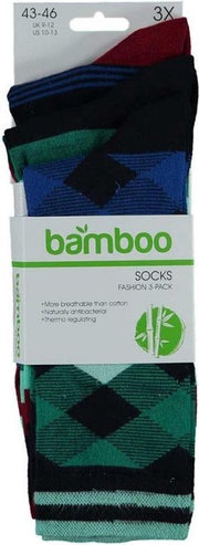 Bamboe Herensokken - Bordo mix - Maat 43-46