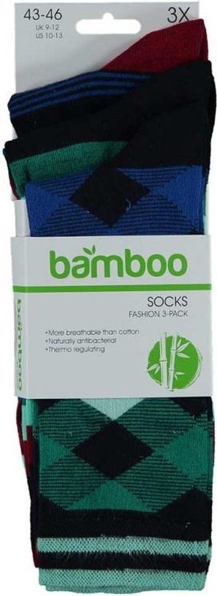 Bamboe Herensokken - Bordo mix - Maat 43-46