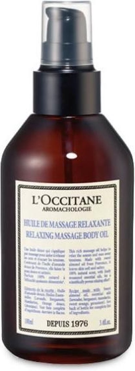 L'occitane Aromachology Huile De Massage Relaxante Olie 100ml