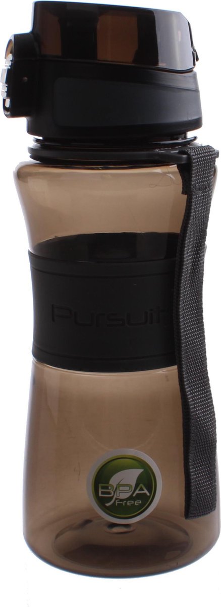Summit Waterfles Met Polsband 700 Ml Zwart