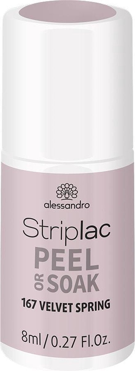 Alessandro - Striplac Peel or Soak - 167 Velvet Spring