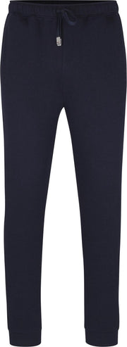 Gotzburg heren lounge broek (middeldik) - blauw -  Maat: M