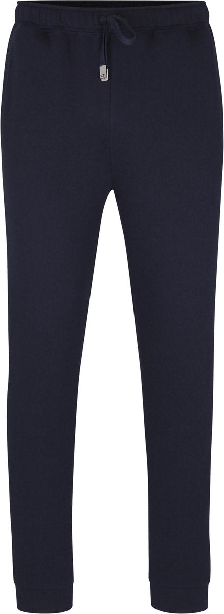 Gotzburg heren lounge broek (middeldik) - blauw -  Maat: M
