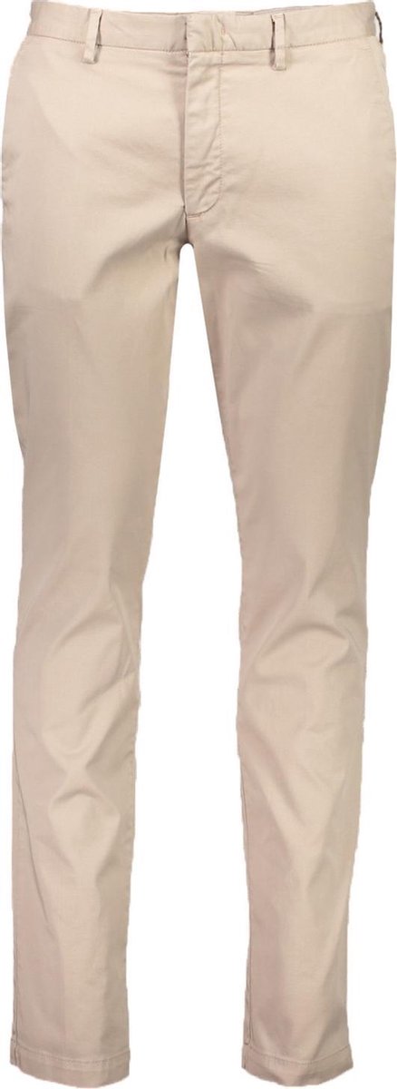 Hugo Boss  Broek Beige Beige Getailleerd - Maat W36 X L36 - Heren - Lente/Zomer Collectie - Katoen;Elastaan