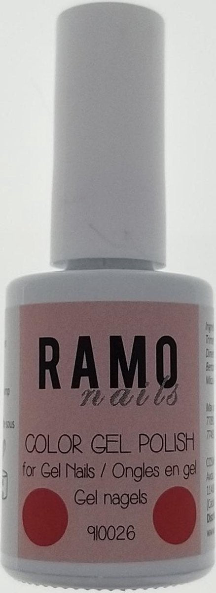 Ramo gelpolish 910026-gel nagellak-gellak-gel polish-15ml-uv&led-soak off-fluor roze