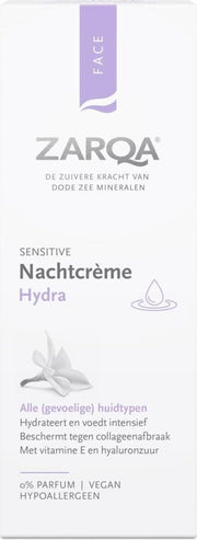 ZARQA Nachtcreme Hydra (hydrateert en voedt intensief) - 50 ml