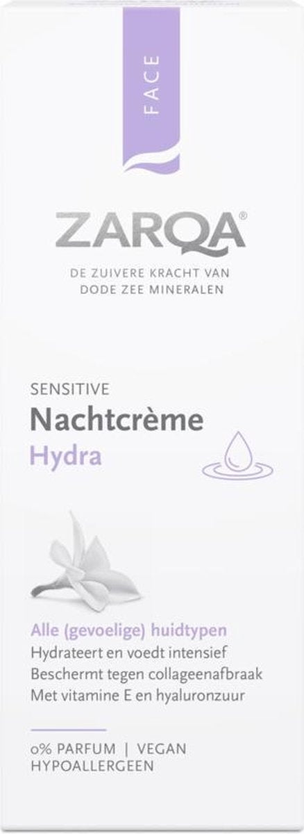 ZARQA Nachtcreme Hydra (hydrateert en voedt intensief) - 50 ml