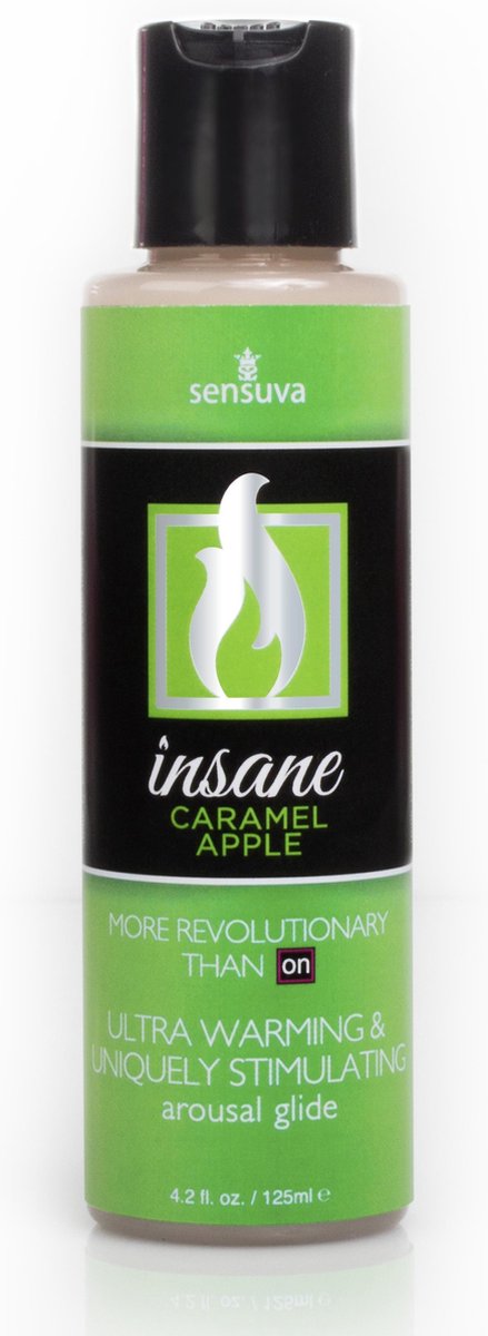 Sensuva Insane Arousal Verwarmend Glijmiddel Caramel Appel - 125 ml