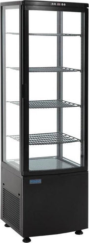 Polar Koelvitrine met gebogen glasdeur
